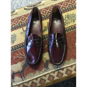 GH Bass Co Mens Leather Penny Loafers Shoes Size 10 D Made in USA